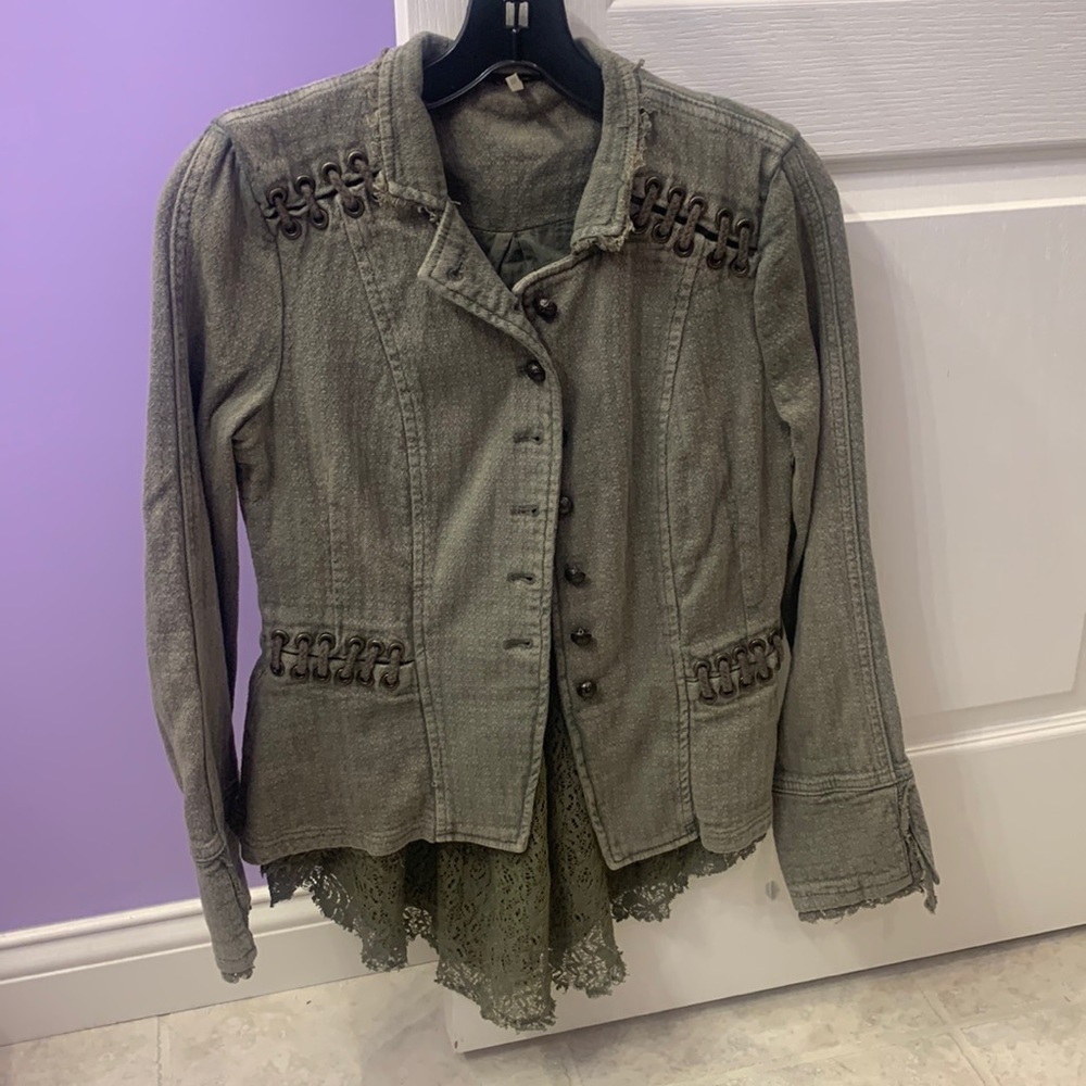 FREE PEOPLE unique boho jacket